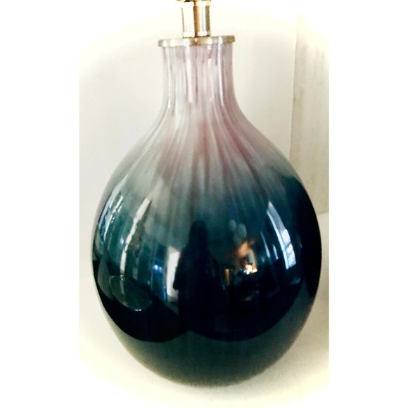 Tahari pair of Ceramic Table Lamps-Danish mod splatter - Picture 4 of 7